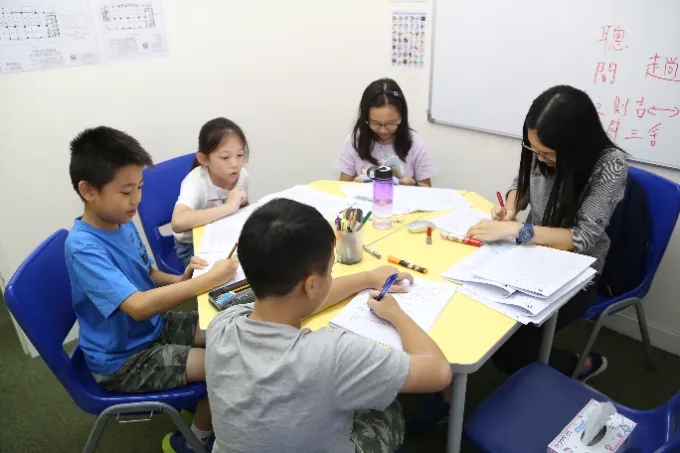Students in class
