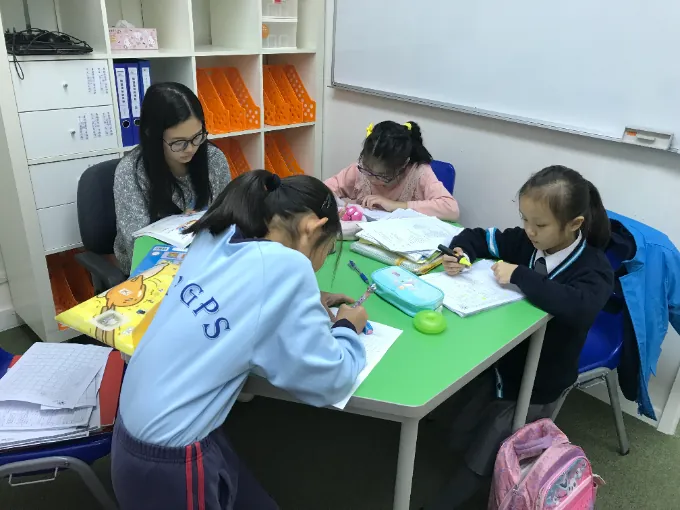 Students in class