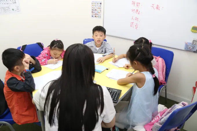 Students in class